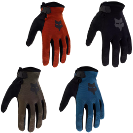Guantes largos de bicicleta mtb enduro Fox en color negro, azul, verde, granate con logo nuevo fox 31057