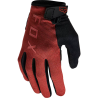 Guantes largos de bicicleta Fox Ranger Gel para mujer en color granate 27385-348