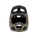 frontal del Casco integral de MTB Enduro Fox Proframe MIPS en color verde militar oliva | 31469-099