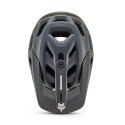 vista superior del Casco integral de MTB Enduro Fox Proframe MIPS en color verde militar oliva | 31469-099
