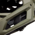 mentonera del Casco integral de MTB Enduro Fox Proframe MIPS en color verde militar oliva | 31469-099