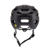 trasera del Casco Fox Crossframe Pro MTB Gravel / Carretera en color negro