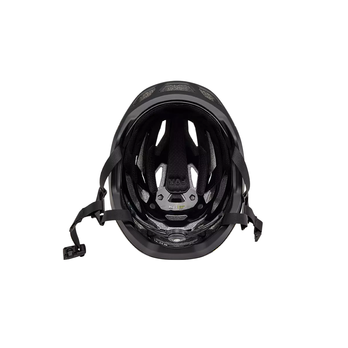 interior del Casco Fox Crossframe Pro MTB Gravel / Carretera en color negro