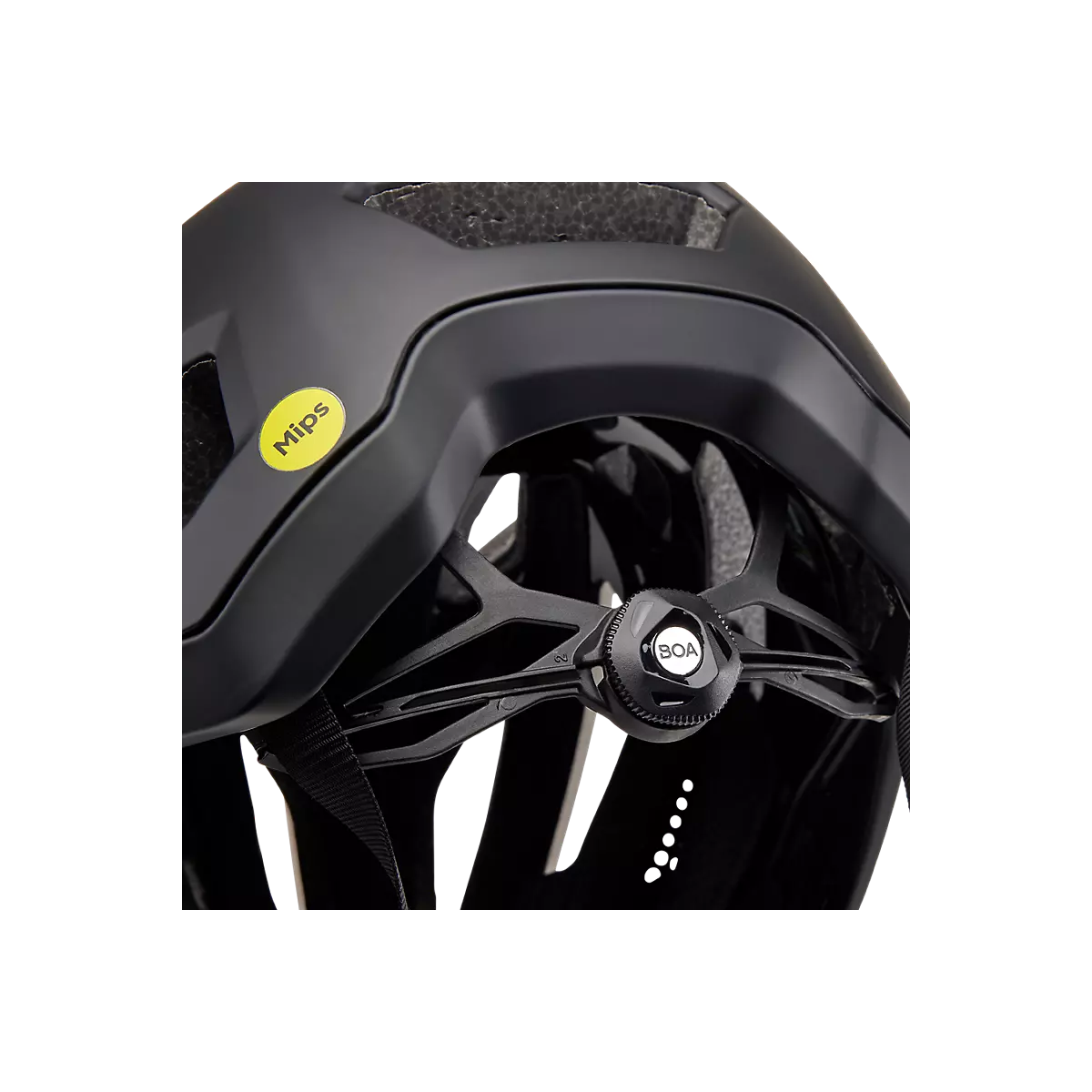 cierre boa del Casco Fox Crossframe Pro MTB Gravel / Carretera en color negro