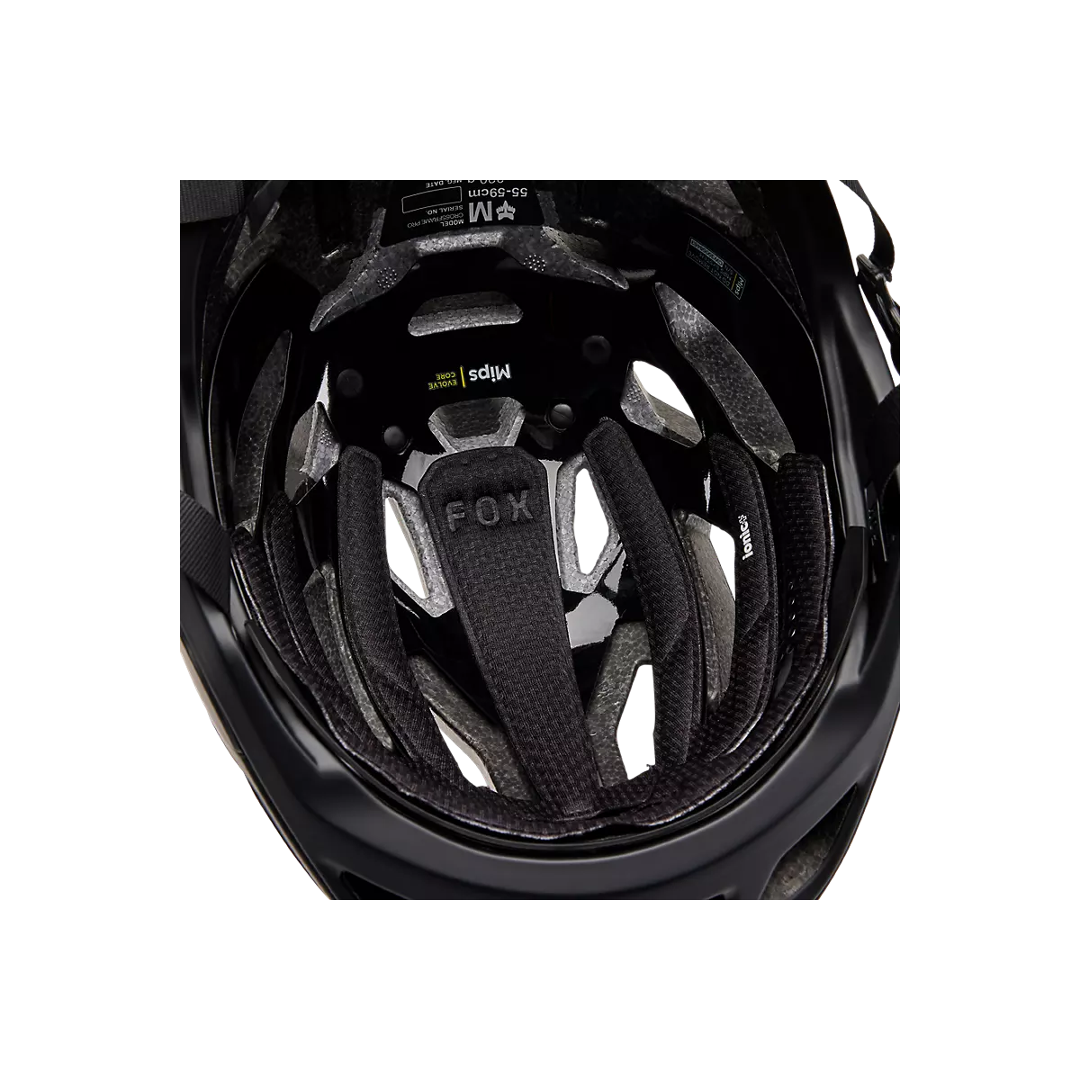 sistema mips del Casco Fox Crossframe Pro MTB Gravel / Carretera en color negro