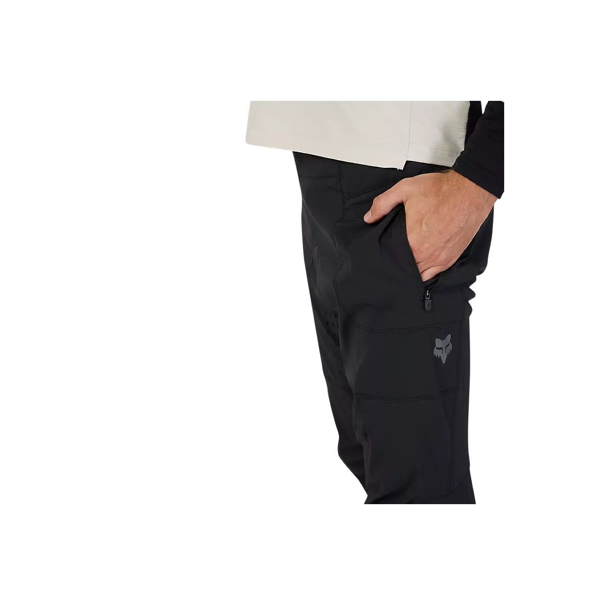 detalle del bolsillo del Pantalón largo EBIKE, Enduro / DH Fox Defend Pro en negro 31002-001