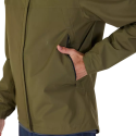 bolsillo con cremallera de la Chaqueta impermeable y paravientos para bicicleta Fox Ranger 2.5L para mtb color verde oliva