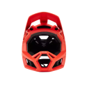 frontal del Casco integral de Mtb Enduro Fox Proframe Nace MIPS NARANJA con franjas negras | 31472-104