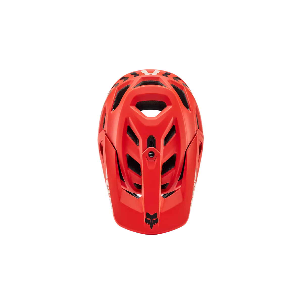 superior del Casco integral de Mtb Enduro Fox Proframe Nace MIPS NARANJA con franjas negras | 31472-104