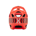 trasera del Casco integral de Mtb Enduro Fox Proframe Nace MIPS NARANJA con franjas negras | 31472-104