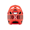 trasera del Casco integral de Mtb Enduro Fox Proframe Nace MIPS NARANJA con franjas negras | 31472-104