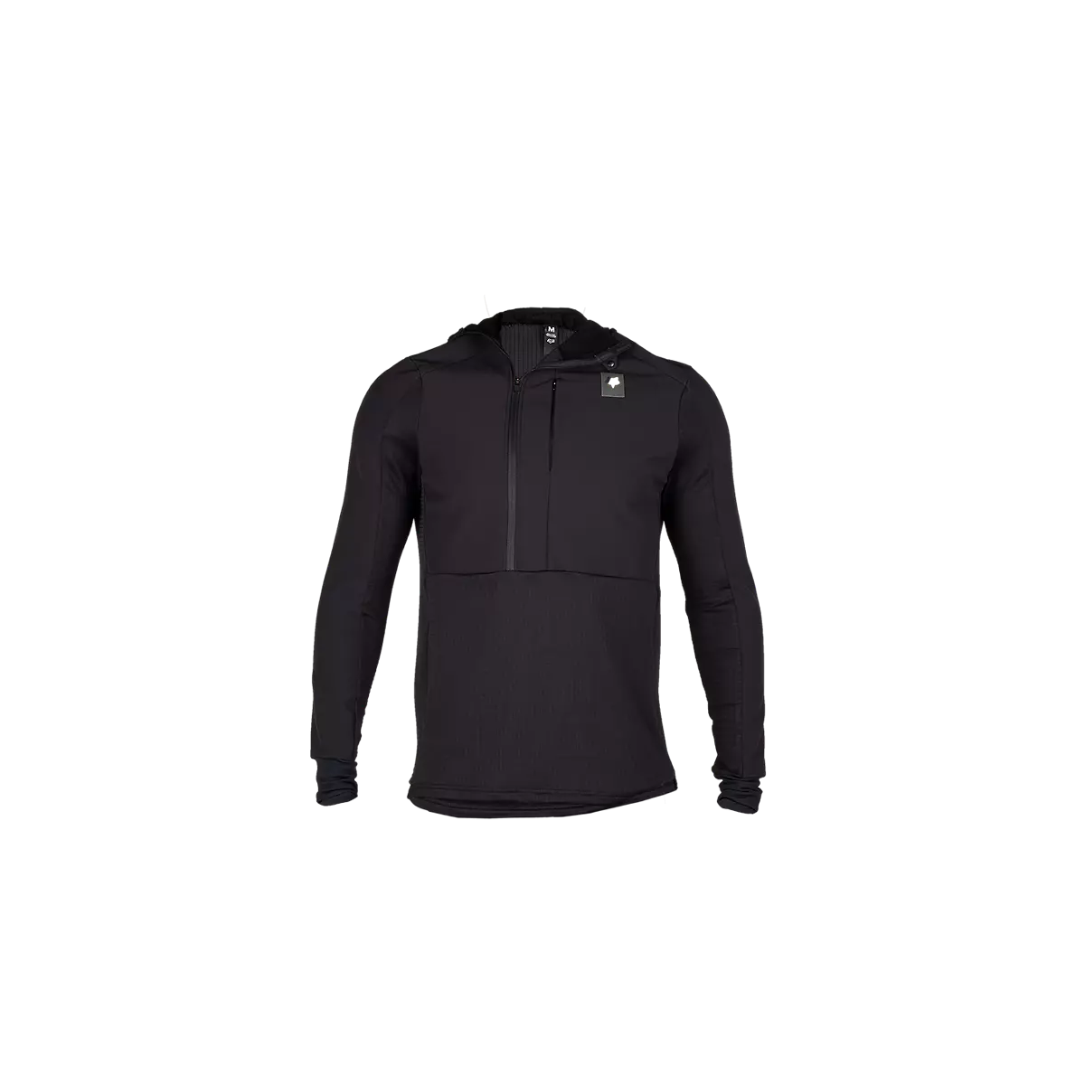 Camiseta / Sudadera técnica con capucha Fox Defend Thermal invierno 31480-001 color negro paravientos