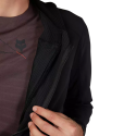 Camiseta / Sudadera técnica con capucha Fox Defend Thermal invierno 31480-001 color negro paravientos