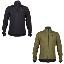 Chaqueta de manga larga de bicicleta Fox Ranger Fire para el frío | MTB | INVIERNO | 31482 | verde oliva | NEGRO