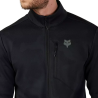 detalle logo Chaqueta Fox Ranger Mid-layer para bicicleta MTB o EBIKE para días de frío en color negro 31487-001