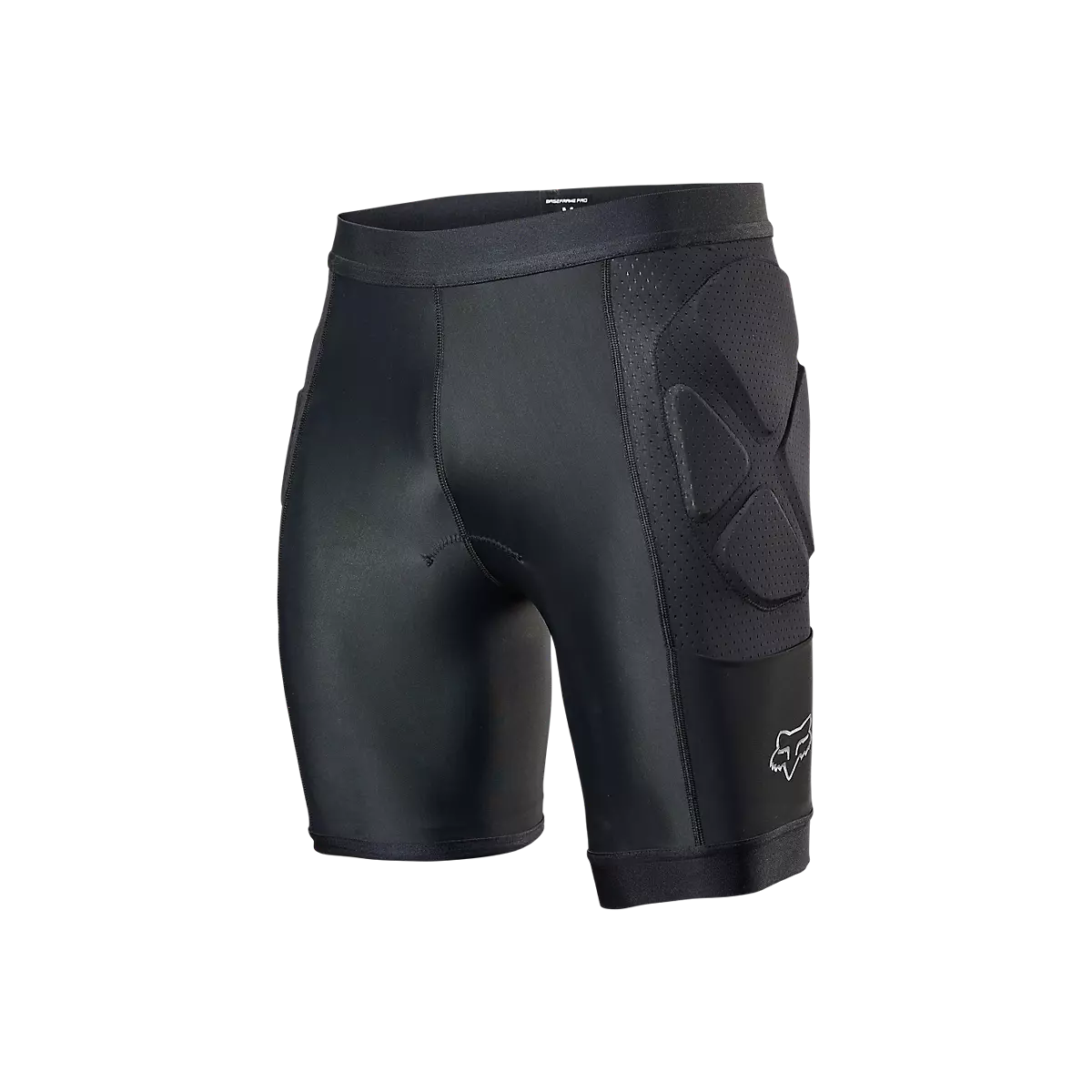 detalle del Culotte con protección Fox Baseframe con protección 30093-001 con badana de calidad para enduro o ebike