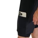 detalle del Culotte corto Fox Flexair Ascent para mtb o gravel negro 28886-001