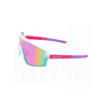 detalle de las Gafas de ciclismo Pit Viper The Try Hard Bonaire Breeze rosa, blanco y azul