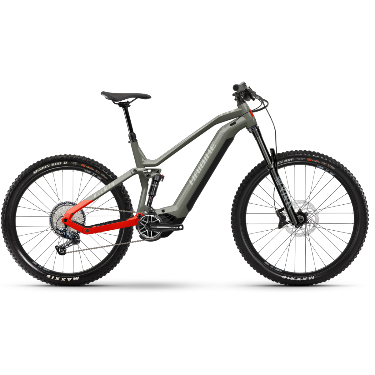 Bicicleta eléctrica de enduro mtb Haibike AllMtn 4 |720Wh motor yamaha color gris | outlet | barata