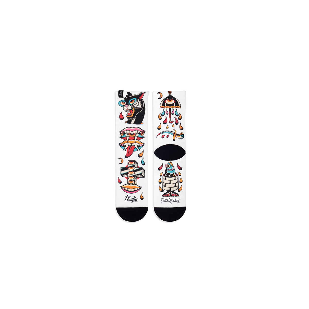 Calcetines Pacific Flashy  | calcetines graciosos | calcetines felino
