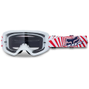 Gafas máscara Fox Main Goat - Lente Spark 29680-007-OS color blanco y rojo