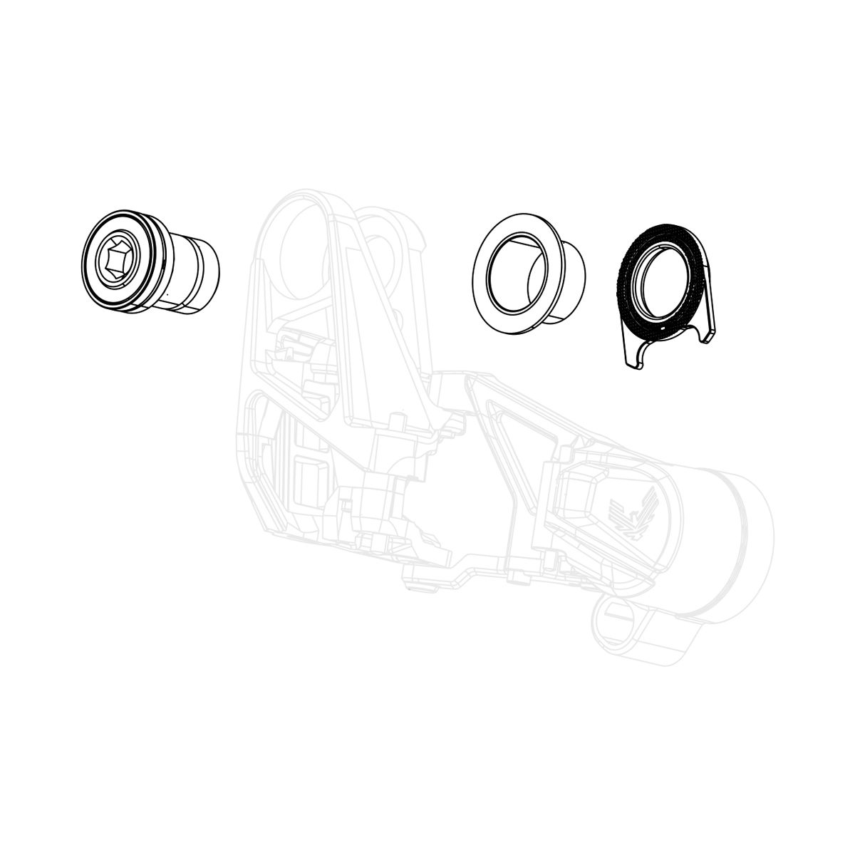 Kit del tornillo full mount Sram EAGLE AXS T-TYPE 11.7518.104.002