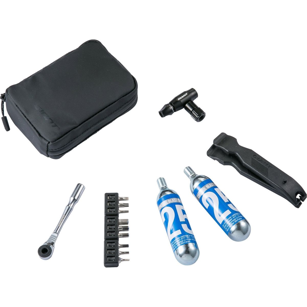 Kit reparación Giant Multi herramienta con carraca y CO2 610000122