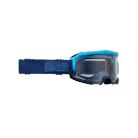 cinta azul de Máscara Leatt Velocity 4.0 MTB Cyan lente transparente 83% | color azul|