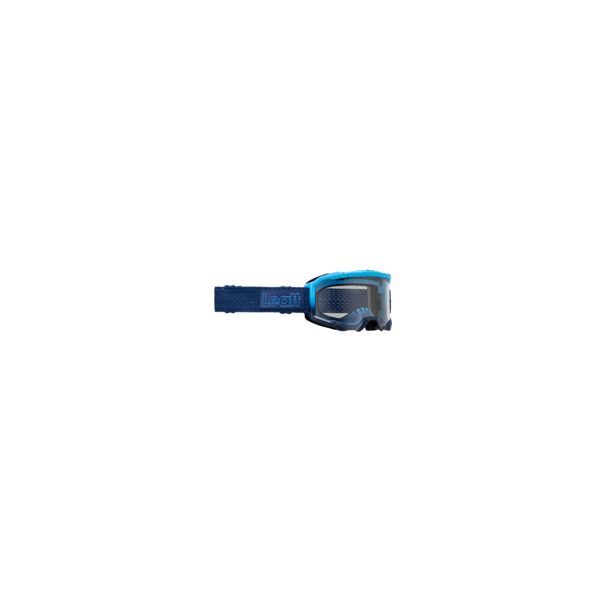 cinta azul de Máscara Leatt Velocity 4.0 MTB Cyan lente transparente 83% | color azul|