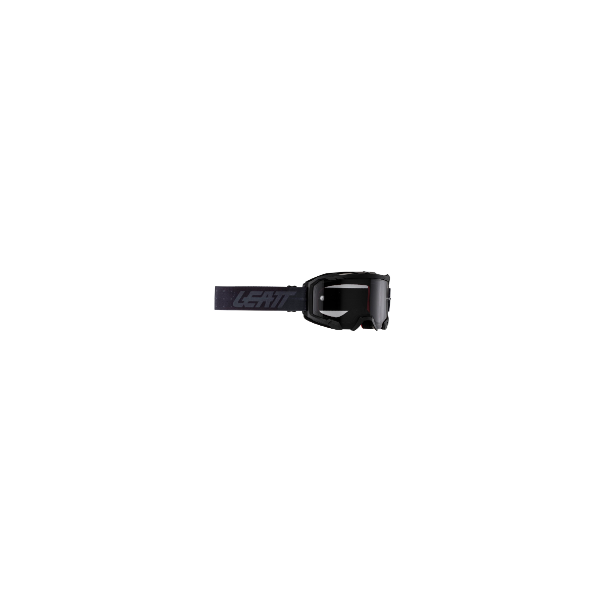 cinta negra de Máscara Leatt Velocity 4.5 MTB negras lente Stealth Smoke 28% | color negras| LB8024070500