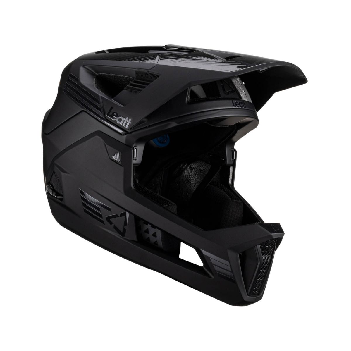 Casco Integral de enduro ligero con mentonera desmontable Leatt Enduro 4.0 V24 en color negro