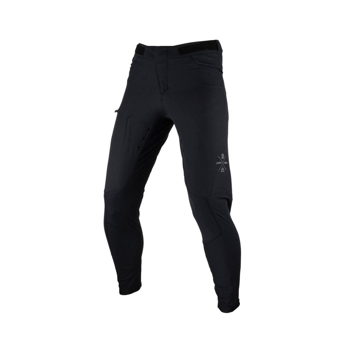 Pantalón largo de bicicleta Leatt MTB Trail 2.0 con culotte interior incluido con badana en color negro