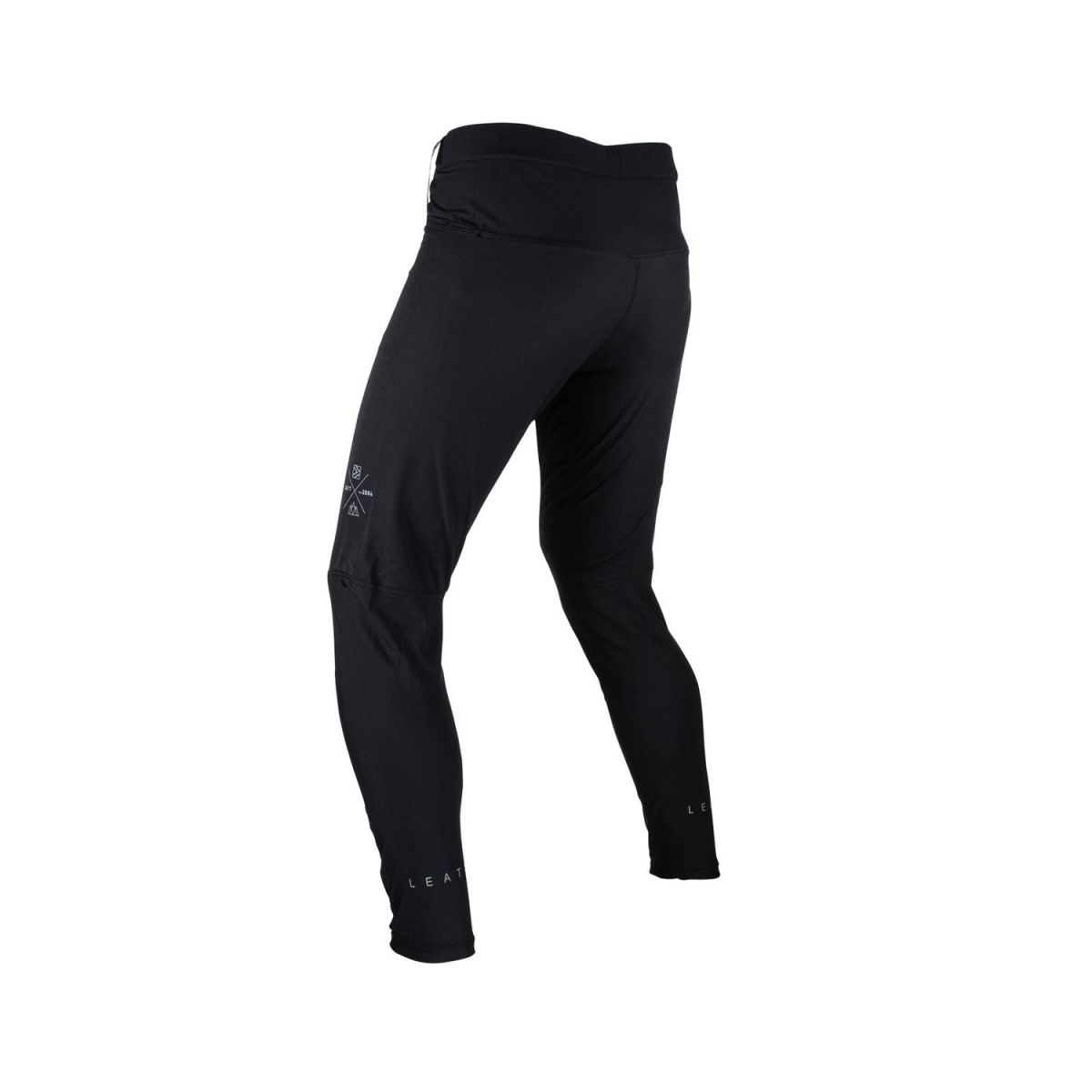 Pantalón largo de bicicleta Leatt MTB Trail 2.0 con culotte interior incluido con badana en color negro