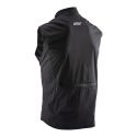espalda del Chaleco paraviento e impermeable para bicicleta de enduro o eléctrica Leatt RaceVest Negro