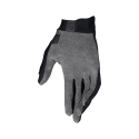 palma de los Guantes de bicicleta ligeros Leatt Mtb 1.0 GripR V24 en color negro