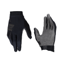 Guantes de bicicleta ligeros Leatt Mtb 1.0 GripR V24 en color negro