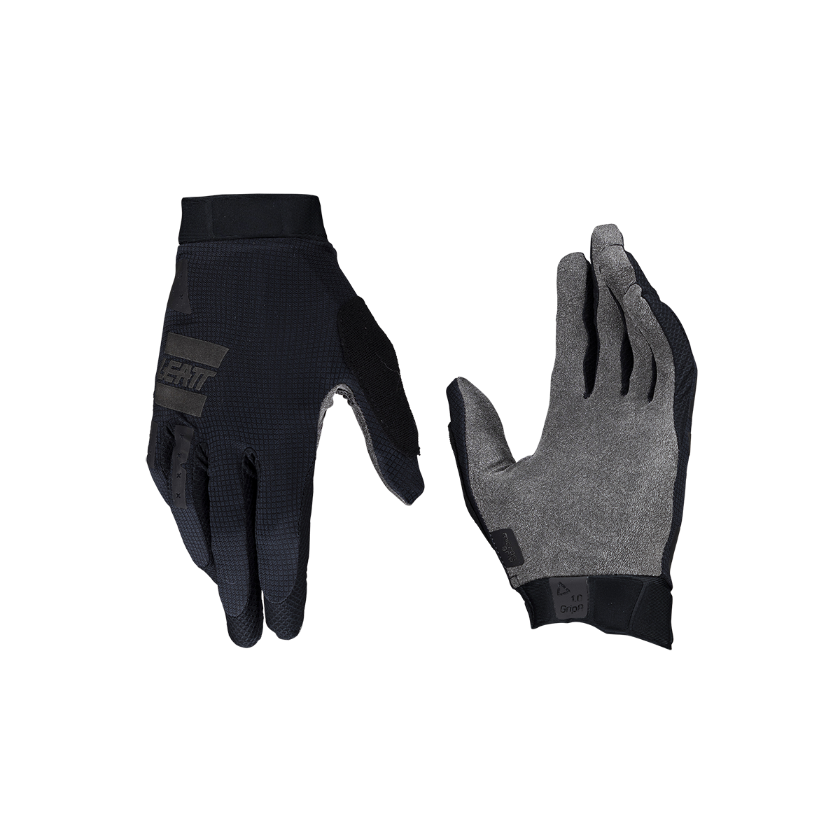 Guantes de bicicleta ligeros Leatt Mtb 1.0 GripR V24 en color negro