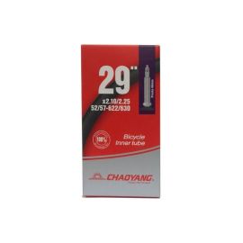 Cámara de bicicleta de válvula fina para rueda de 29" de ancho 2.10 a 2.25 de válvula Presta FV de 48mm.