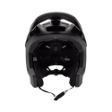 frontal del Casco de enduro Fox Dropframe Pro camuflaje negro y gris 31454-247