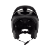 frontal del Casco de enduro Fox Dropframe Pro camuflaje negro y gris 31454-247