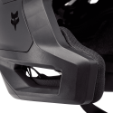 detalle del Casco de enduro Fox Dropframe Pro negro mate 31457-255
