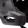 detalle del Casco de enduro Fox Dropframe Pro negro mate 31457-255