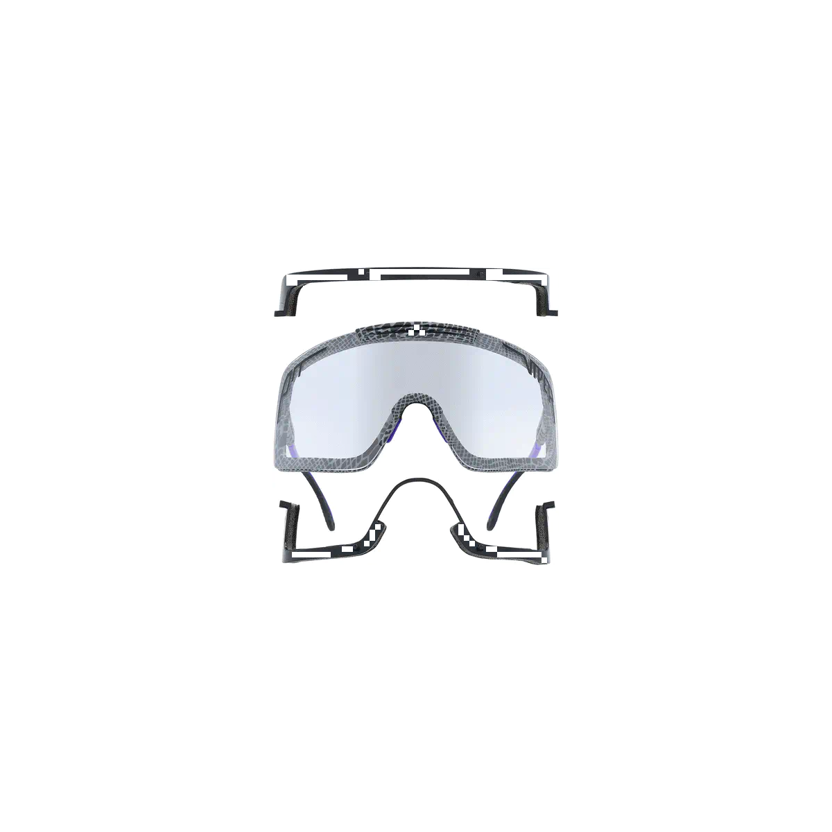 cristal transparente de las Gafas Pit Viper The Mangrove The Synthesizer