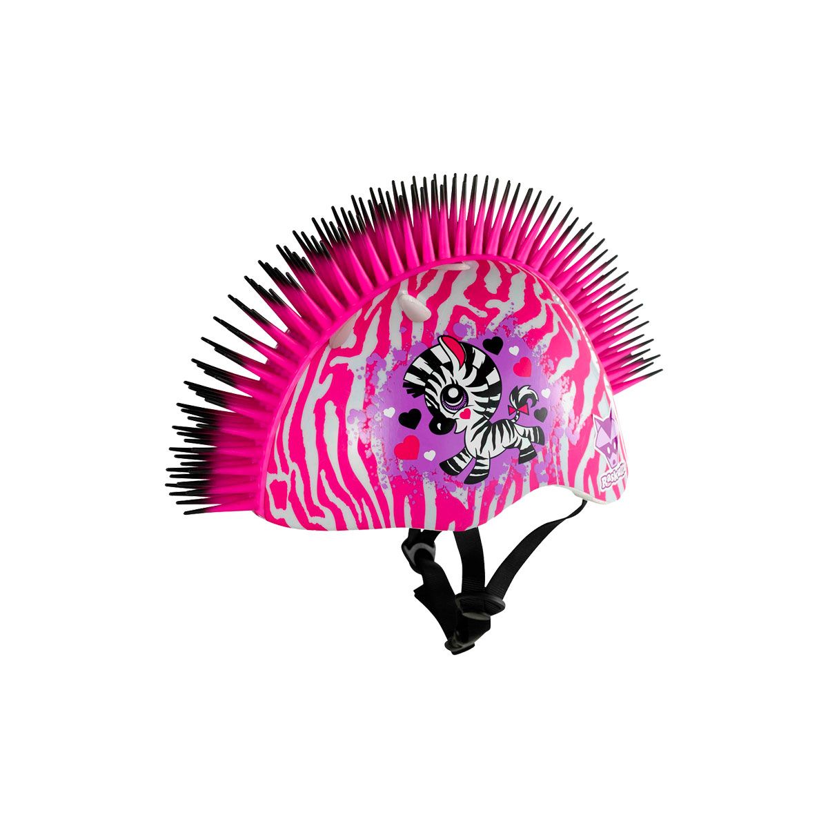Casco Infantil Raskullz Child Cresta rosa zebra C-PREME