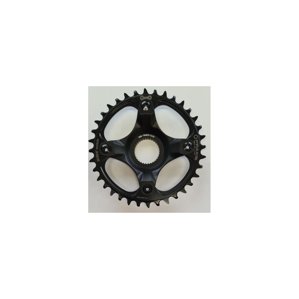 Plato para ebike Praxis de 36 dientes 104bcd - 52mm bicicleta eléctrica giant o liv motor yamaha