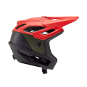 LATERAL DEL Casco de enduro Fox Dropframe Pro NYF verde, negro y rojo 31460-104