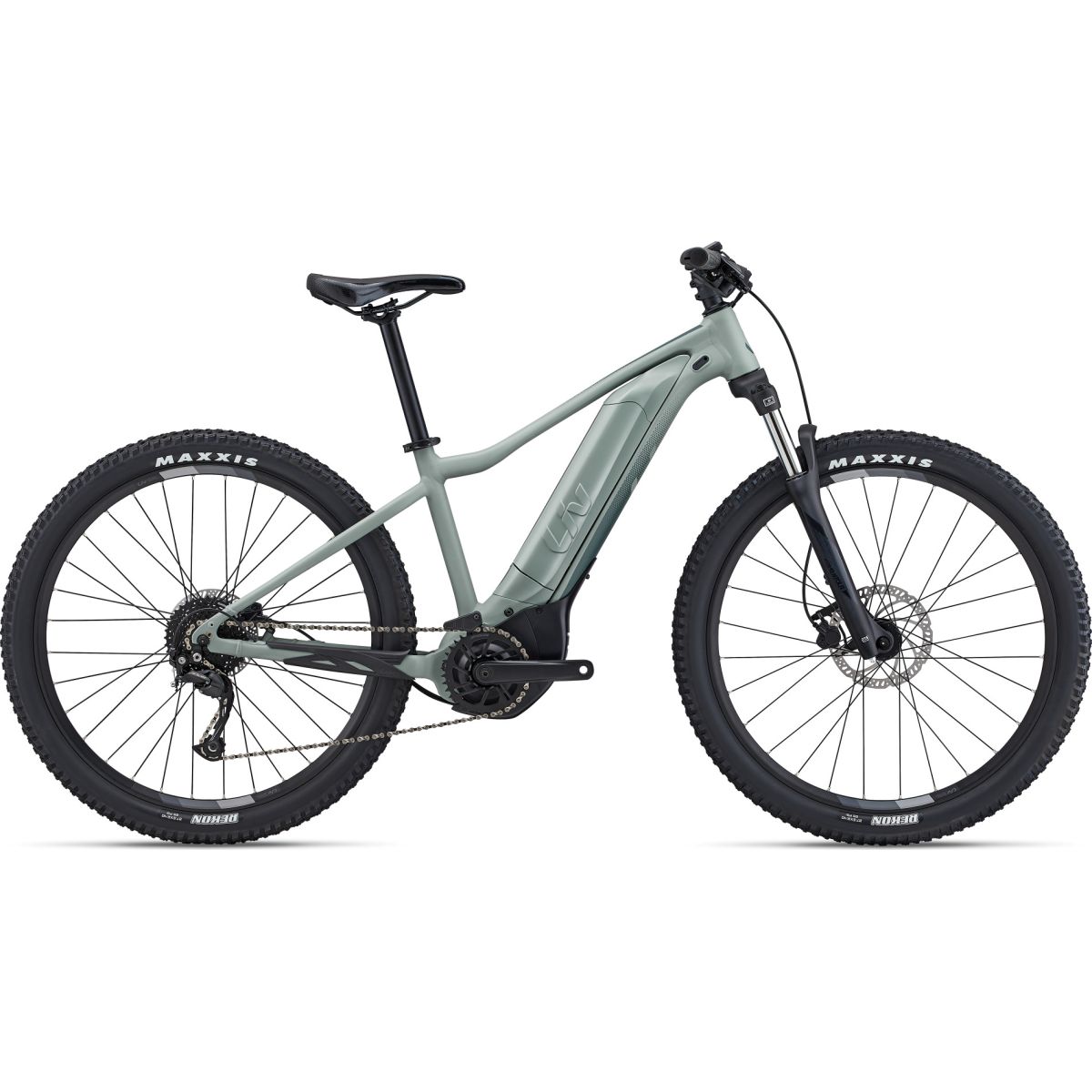 lateral de la Bicicleta eléctrica de mtb para mujer Liv Tempt E+ 3 400Wh 2024
