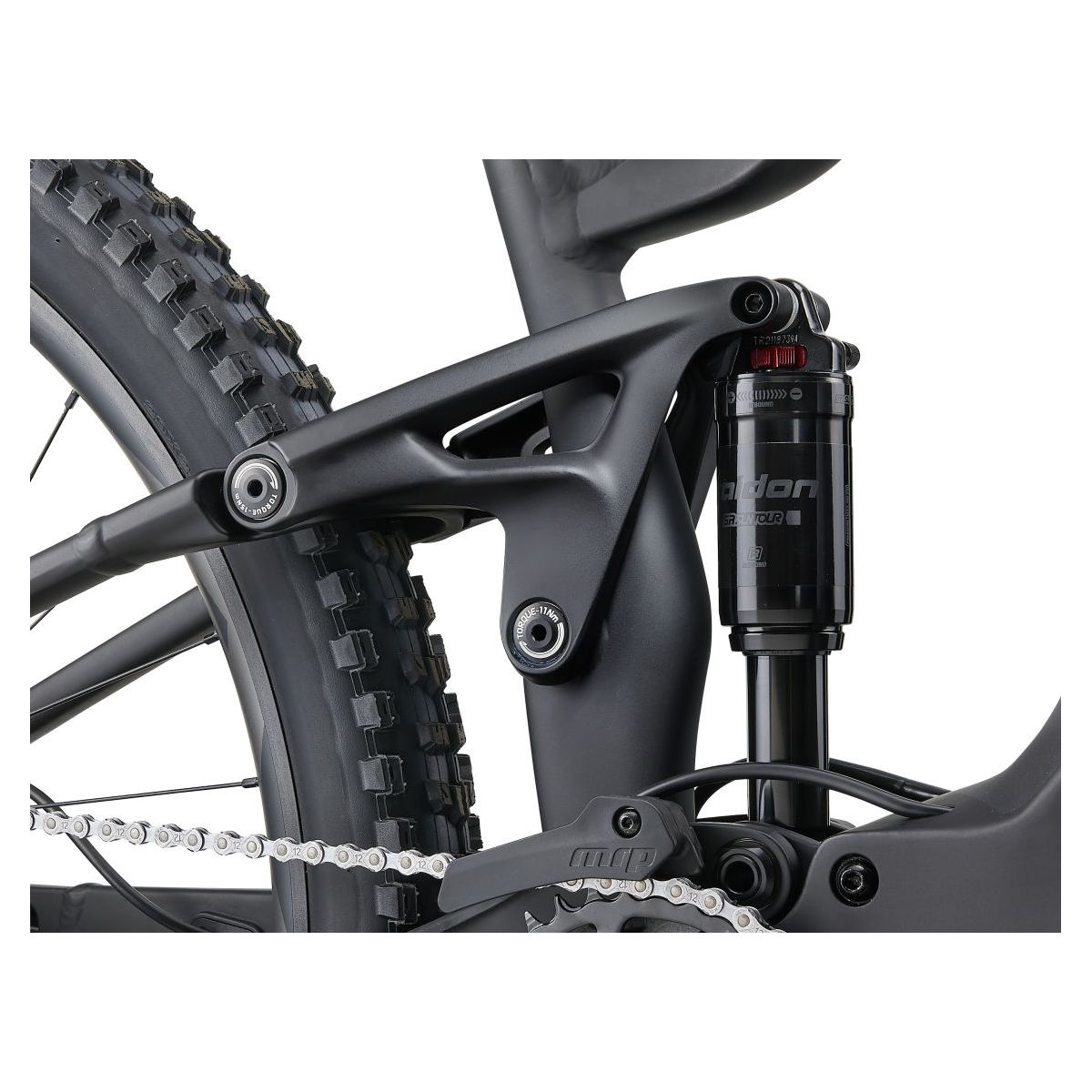 amortiguador de Bicicleta eléctrica mtb doble suspensión Liv Embolden E+ 1 Pro batería 800Wh 2024 DE mujer