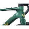 detalle del cuadro de carbono de la Bicicleta de gravel Liv Devote Advanced 2 2024 PARA MUJER en talla pequeña en color verde