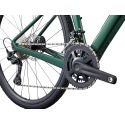 transmisión de la detalle del cuadro de carbono de Bicicleta gravel Liv Devote Advanced 2 2024 PARA MUJER en talla pequeña verde